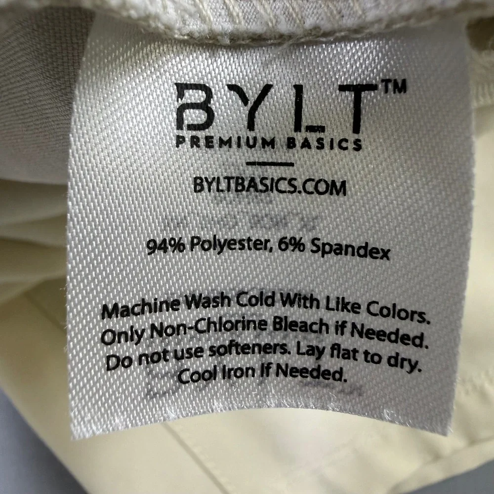 BYLT Kinetic Short Mens XL Tan Beige 4-Way Stretch Performance Golf Activewear